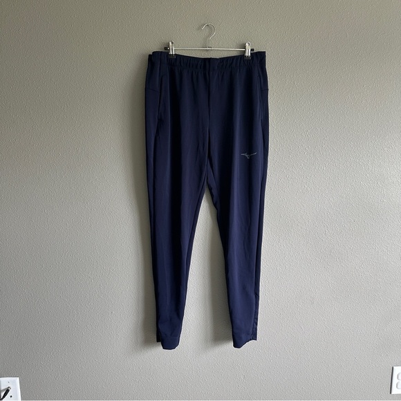 Mizuno Pants - Mizuno Blue Running Jogger Warm Up Pants Large